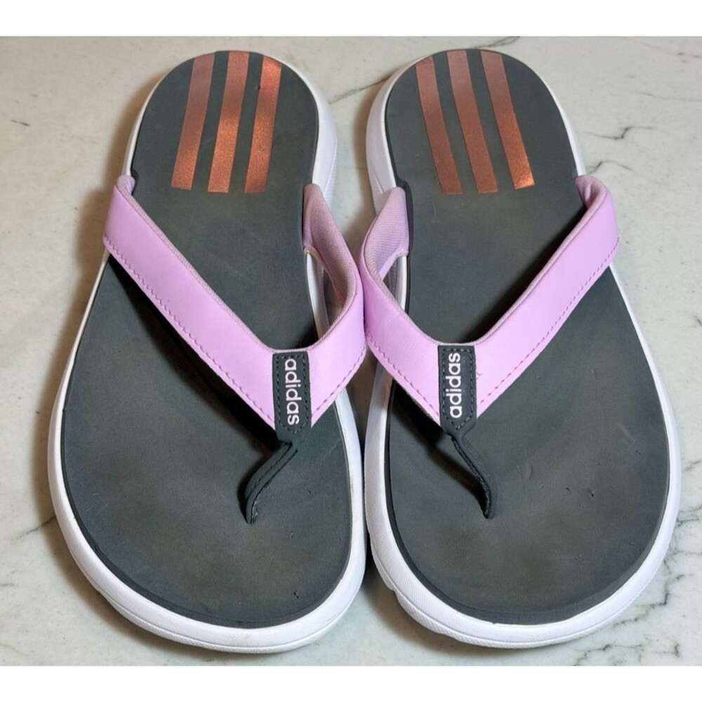 adidas Comfort Flip Flops Woman Size 7